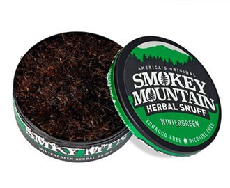 open can of chewing tobacco